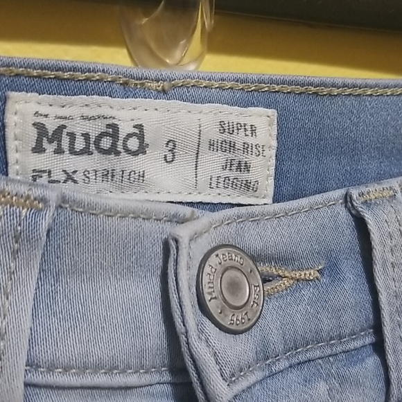 Mudd High Waisted Jean Leggings - Picture 3 of 4